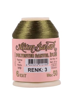 Tedar Altınbaşak Oya ve Dantel İpi 20 gr - Royaleks - No: 003 Najmaddin