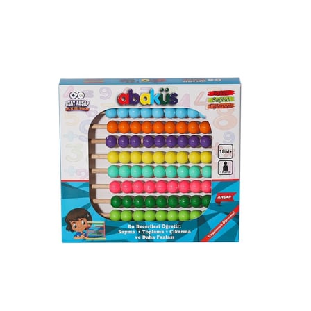 Ticaret 8455 Ahşap Abaküs Najmaddin