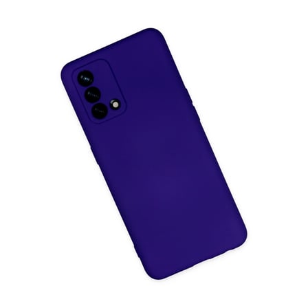 MEPA Najmaddin Oppo A74 4g Kılıf Nano İçi Kadife Silikon - Mor Najmaddin