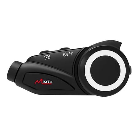 Sh Powermaster Maxto M3 Kameralı Motosiklet Bluetooth Intercom Kulaklık Najmaddin