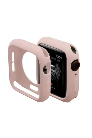 Sh Newface Apple Watch 38mm Silikon Alt Kasa - Pudra Najmaddin