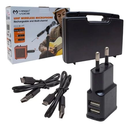 Sh Magicvoice Mv-19590 Uhf Kablosuz Amfi Ve Enstrüman Aksesuarı Üçlü Set Najmaddin