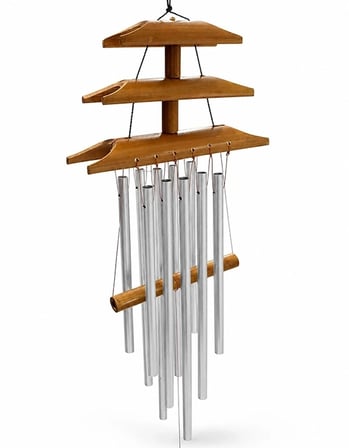 Karg Bambu Metal Çubuklu Rüzgar Çanı No:1027 Najmaddin