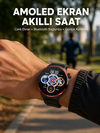 Karg Bluetooth Arama Özellikli Akıllı Saat Suya Dayanıklı Yeni Nesil Najmaddin