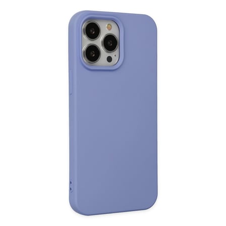 Bez iPhone 14 Pro Kılıf Nano içi Kadife Silikon - Lila Najmaddin