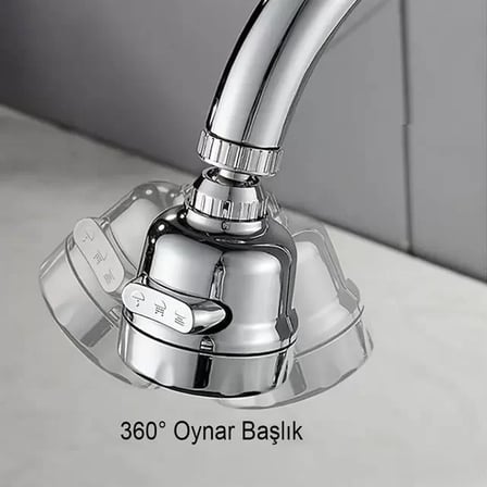 Sh Sunup Sn 27115 3 Kademeli Tasarruflu Musluk Basligi 360 Derece Najmaddin
