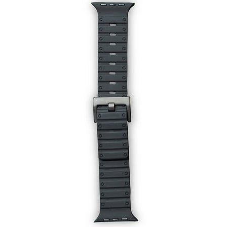 Mark Newface Apple Watch 42mm Magnus Mıknatıslı Silikon Kordon - Siyah Najmaddin