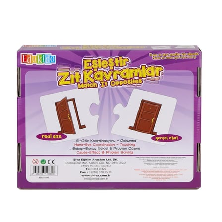 Ticaret EDU-1012 Eşleştir Zıt Kavramlar -Chiva Najmaddin