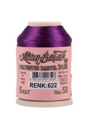 Tedar 3 Adet Altınbaşak Oya ve Dantel İpi 20 gr - Royaleks - No: 622 Najmaddin
