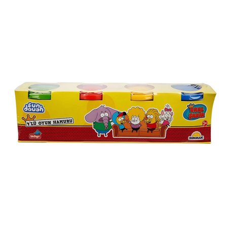 Ticaret Kral Şakir 4'lü Oyun Hamuru 560 gr Najmaddin