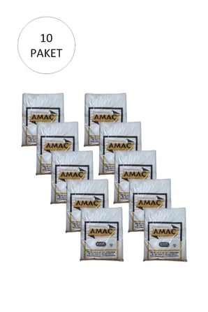 Tedar Şeffaf Hışır Atlet Poşet Büyük Boy 29x52 Cm 650 Gr (10 Paket-Takriben 1,500 Adet) Najmaddin
