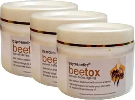 Sh Süper Ipsycosmetics Beetox Doğal Arı Özü - Yüz Cilt Dekolte Boyun Kremi 100 Ml X 3 Adet Najmaddin