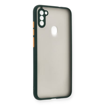 Bez Galaxy A11 Kılıf Montreal Silikon Kapak - Yeşil Najmaddin