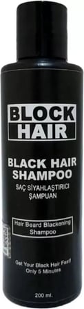 Sh Block Hair Saç Koyulaştırıcı Siyahlaştırıcı Bakım Şampuanı 200ml Najmaddin
