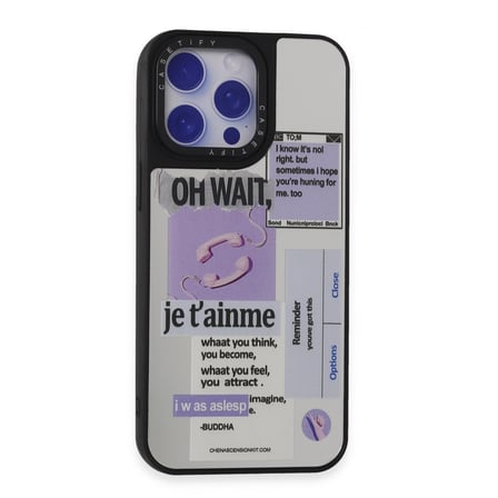 Bez iPhone 15 Pro Kılıf Mirror Desenli Kapak - Mirror - 4 Najmaddin