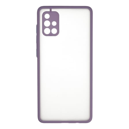 Bez Galaxy A71 Kılıf Montreal Silikon Kapak - Mor Najmaddin