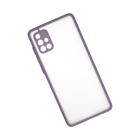 Bez Galaxy A71 Kılıf Montreal Silikon Kapak - Mor Najmaddin