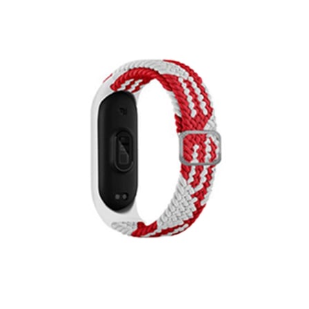 MEPA Najmaddin Xiaomi Mi Band 4  Kordon - Beyaz-kırmızı Najmaddin