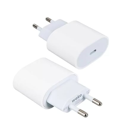Sh Weko Wk-26524 Beyaz Pd 20 Watt Iphone Type-c Hızlı Şarj Başlığı Najmaddin