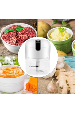 Hepsi Rondo Doğrayıcı 250 ML Taşınabilir USB Şarjlı Pratik El Rondo Blender Yeni Nesil Najmaddin