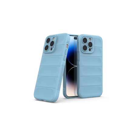 Bez iPhone 15 Pro Kılıf Optimum Silikon - Sky Blue Najmaddin