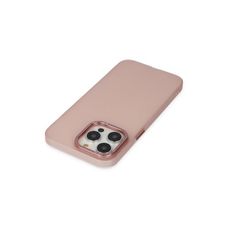 Bez iPhone 14 Pro Kılıf Modos Metal Kapak - Pembe Najmaddin
