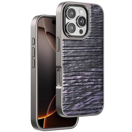 MEPA Najmaddin Venco  İphone 16 Pro Wave Kapak - Derin Mor Najmaddin