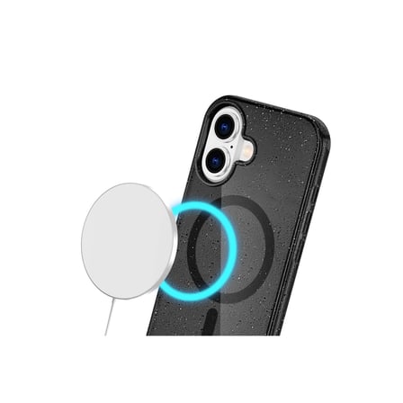Bez iPhone 16 Plus Kılıf Star Magsafe Kapak - Siyah Najmaddin
