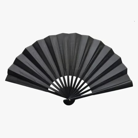 Emin Plastik Kumaş Yelpaze 12'li Siyah Najmaddin