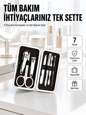 Mey Mey İthalat Seyahat İçin Uygun Çok Amaçlı Kişisel Bakım Seti Najmaddin