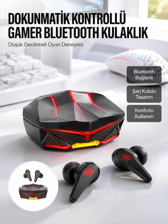 Mey Mey İthalat Bluetooth Kulaklık HD Ses Kaliteli Işıklı Metal Kasa Ios Android Uyumlu Mikrofonlu Yeni Nesil Najmaddin