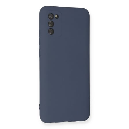 MEPA Najmaddin Galaxy A03s Kılıf Nano İçi Kadife Silikon - Gri Najmaddin