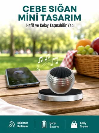 Mey Mey İthalat Cep Boy Bluetooth Hoparlör Güçlü Ses Çıkışı TWS Destekli Yeni Nesil Najmaddin