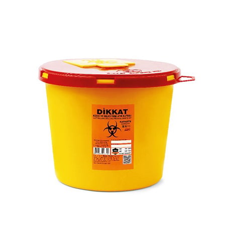 Bez Enfekte Tıbbi Atık Kovası - 5 lt Najmaddin
