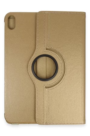 Sh Newface Apple İpad 2022 10.9 (10.nesil) Kılıf 360 Tablet Deri Kılıf - Gold Najmaddin