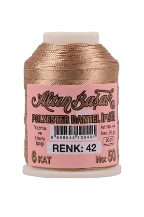 Tedar Altınbaşak Oya ve Dantel İpi 20 gr - Royaleks - No: 042 Najmaddin