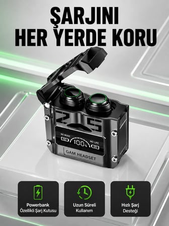 Mey Mey İthalat Yüksek Ses Kaliteli Kablosuz Bluetooth Kulaklık Suya Dayanıklı Yeni Nesil Najmaddin
