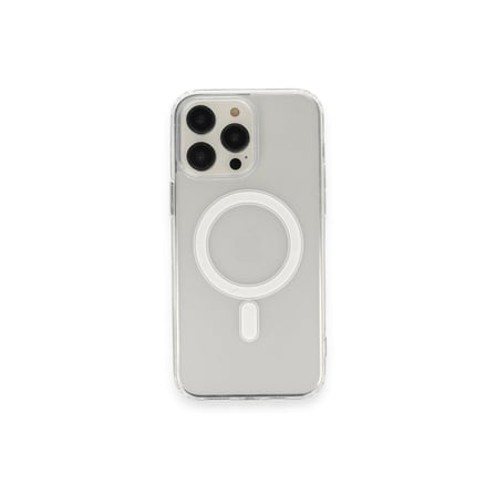 Bez iPhone 13 Pro Max Kılıf Matte Şeffaf Magneticsafe - Şeffaf Najmaddin