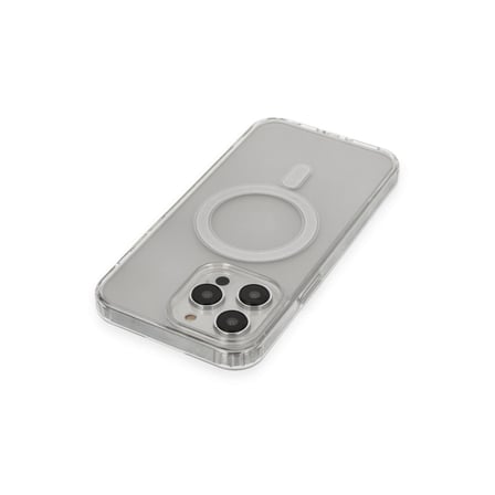 Bez iPhone 13 Pro Max Kılıf Matte Şeffaf Magneticsafe - Şeffaf Najmaddin