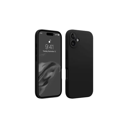 Sh Apple İphone 16 Kılıf First Silikon - Siyah Najmaddin