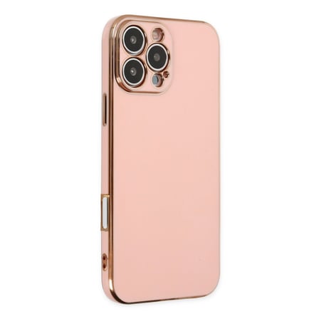 Bez iPhone 16 Pro Kılıf Volet Silikon - Pembe Najmaddin
