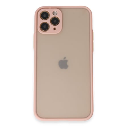 Bez iPhone 11 Pro Kılıf Montreal Silikon Kapak - Pembe Najmaddin