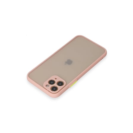Bez iPhone 11 Pro Kılıf Montreal Silikon Kapak - Pembe Najmaddin