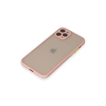 Bez iPhone 11 Pro Kılıf Montreal Silikon Kapak - Pembe Najmaddin