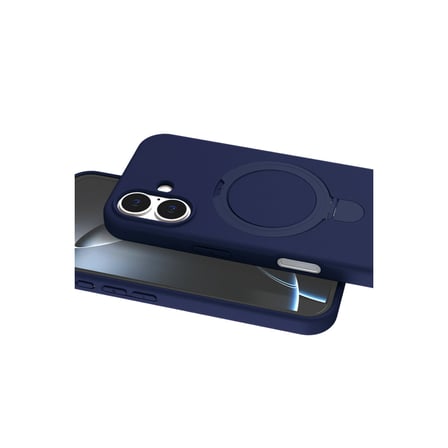 Bez iPhone 16 Regal Magsafe Standlı Kapak - Lacivert Najmaddin