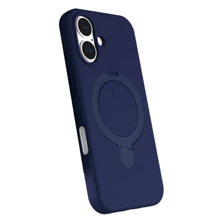 Bez iPhone 16 Regal Magsafe Standlı Kapak - Lacivert Najmaddin