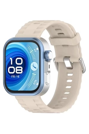 Mark Newface Huawei Watch Fit 3 Klasik Kordon - Krem Najmaddin