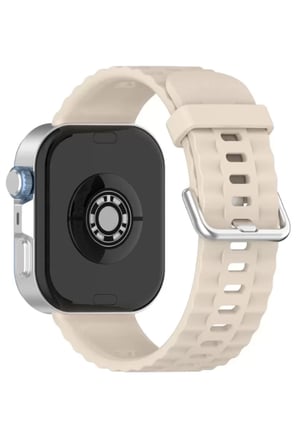 Mark Newface Huawei Watch Fit 3 Klasik Kordon - Krem Najmaddin