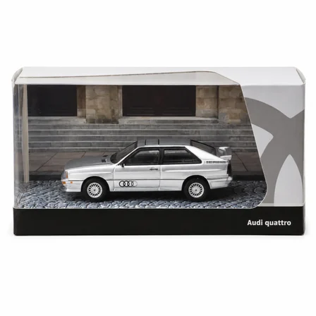 Ticaret 1/64 Model Araç Audi Quattro Silver - Schuco X  Najmaddin