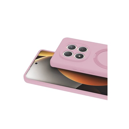Bez Redmi Note 15 4G Regal Magsafe Standlı Kapak - Açık Pembe Najmaddin
